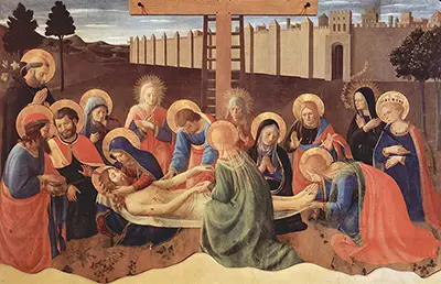 Lamentation Over the Dead Christ (Croce al Tempio Lamentation) Fra Angelico